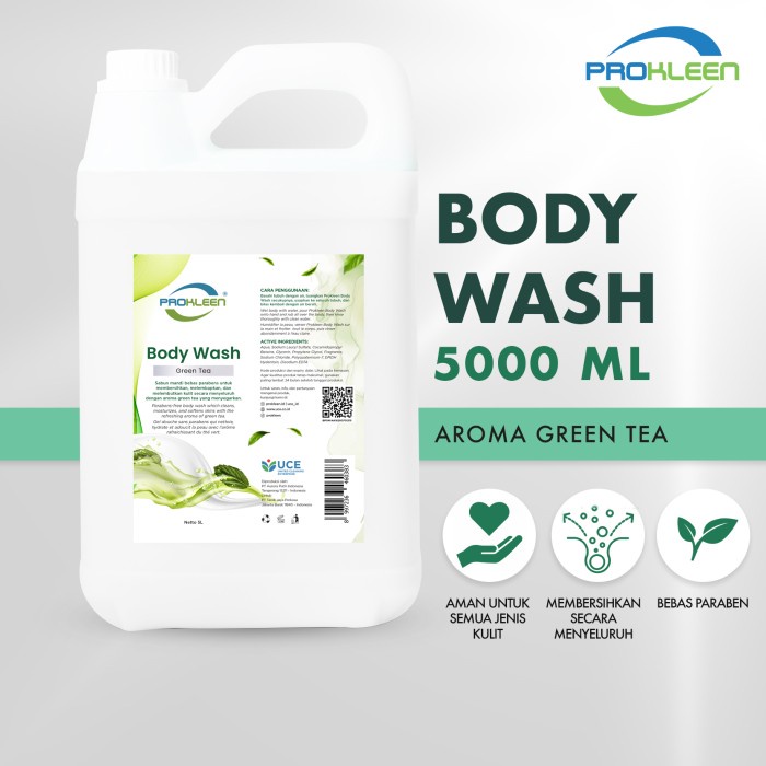 GOJEK GRAB Sabun Mandi CAIR REFILL MURAH BATH &amp; BODY WASH FOAM PREMIUM PROKLEEN 5L