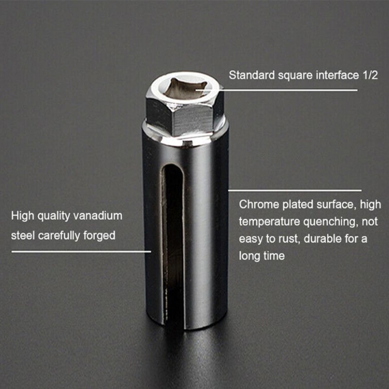 【22mm】Soket Sensor Oksigen/Kunci Sok Sensor Oksigen/Alat Kunci Sensor Oksigen/Oxygen Sensor Removal Socket Wrench