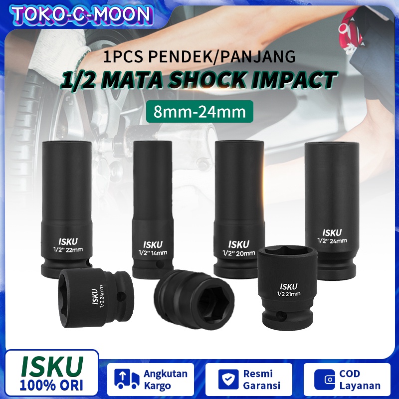 Jual ISKU Panjang Mata Shock Impact 8mm 41mm /Mata Shock 1/2 /Mata