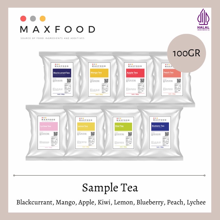 

SAMPLE FRUIT TEA ALL VARIAN 100 GR (8 PACKS)