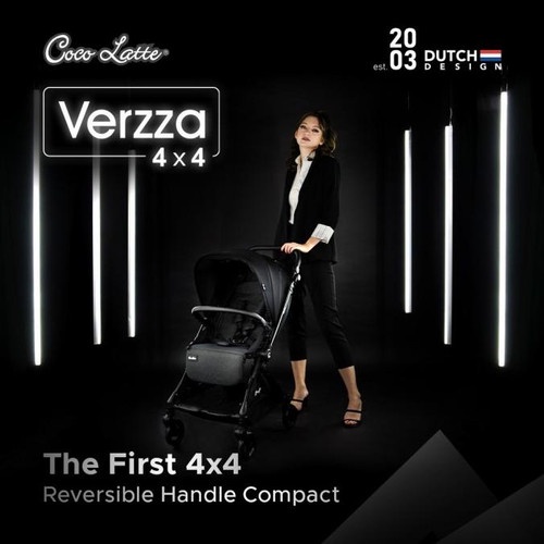 Stroller Cocolatte Verzza Reversible Handle 4Wd / Kereta Dorong Bayi