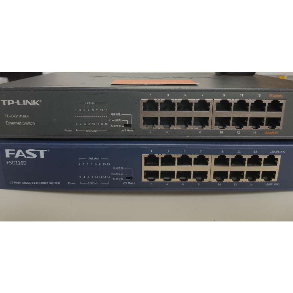 TP-LINK TL-SG1016DT 16 Port Gigabit Desktop/Rackmount Switch Hub