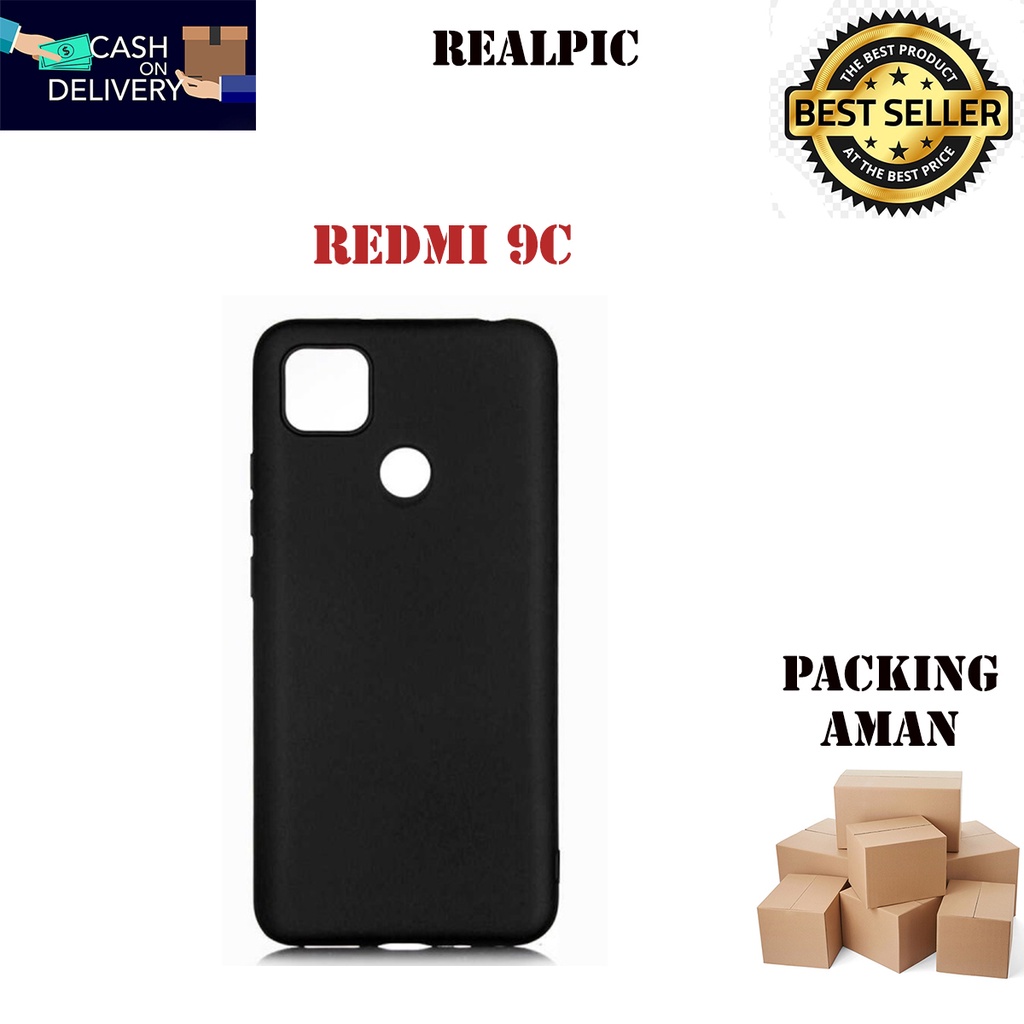 Casing Xiaomi Redmi 9C SoftCase Black Matte