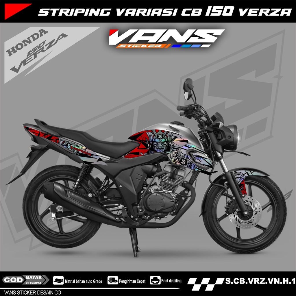 Sticker striping motor cb verza,lis ticker variasi motor cb verza