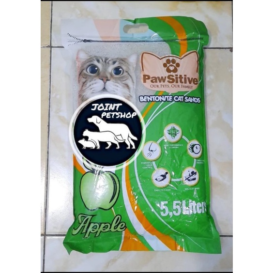 PAKET 3 KARUNG Pasir Pawsitive 5,5L All Variant / Pasir Wangi Gumpal Pawsitive 5,5l