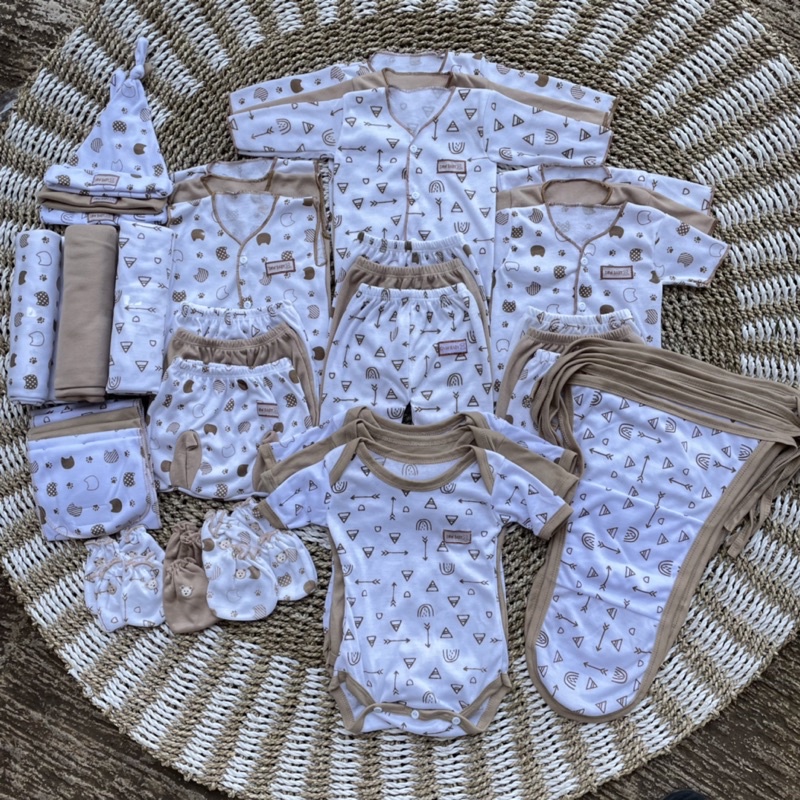 PROMO 7.7 45 PCS Baju Bayi baru lahir Paket hemat Brojol Baby Paket Komplit bayi baru lahir DNW BABY