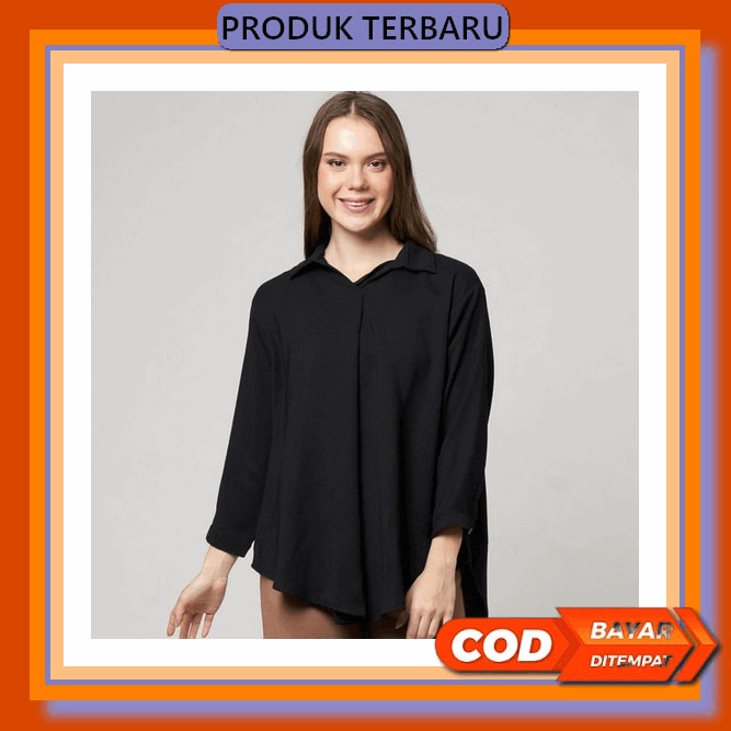 Kemeja Cewek Kue Atasan Katun Blouse Cewek Kue Kemeja Katun Import Zara Kemeja Lila Monellina 601360