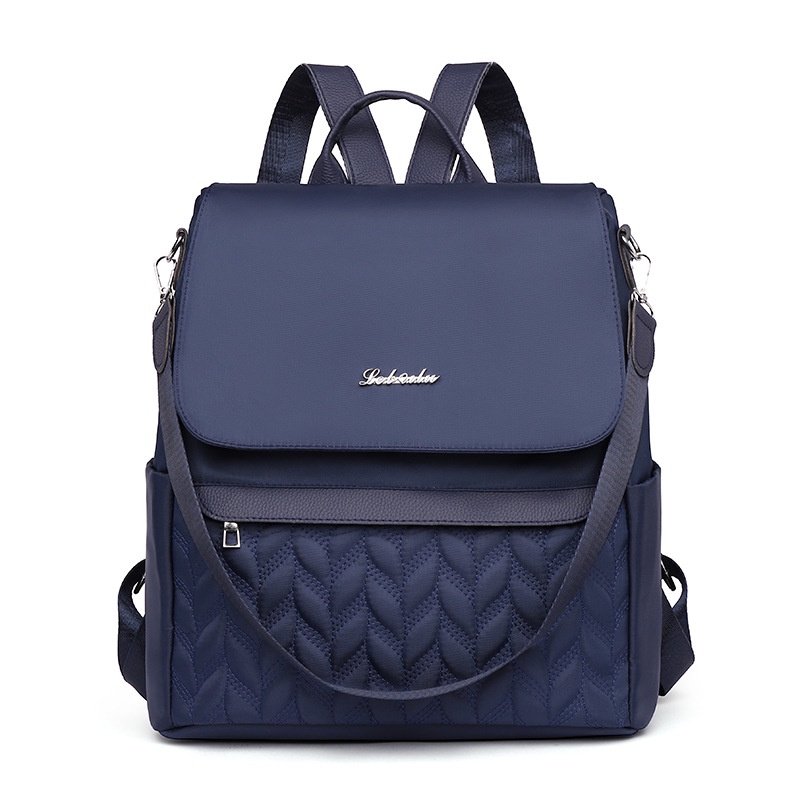 TAS RANSEL WANITA BACKPACK IMPORT ANTI AIR NAVY HAROGA TA693N1 PREMIUM GENDONG PUNGGUNG SEKOLAH KULIAH KERJA FASHION REMAJA KEKINIAN KOREA BRANDED BATAM