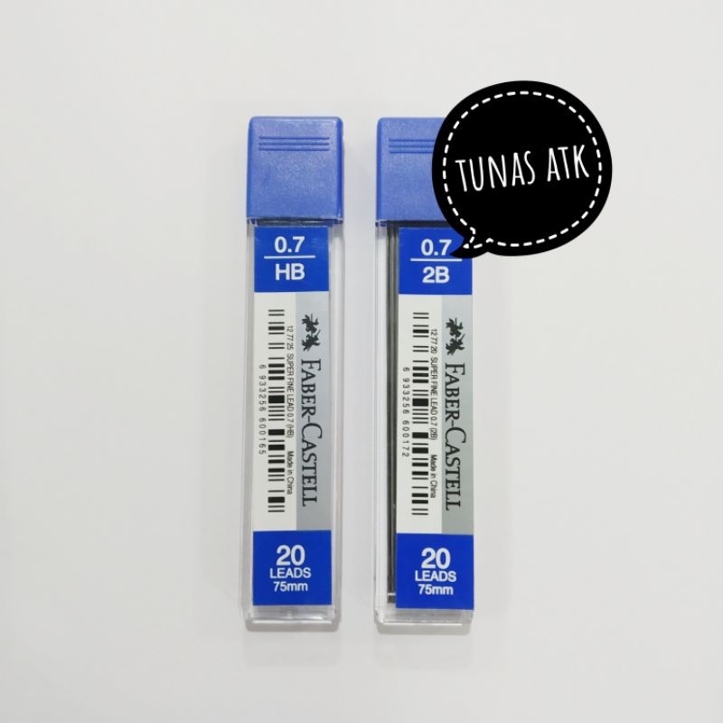 

ISI PENSIL MEKANIK FABER CASTELL 0,7 2B/HB