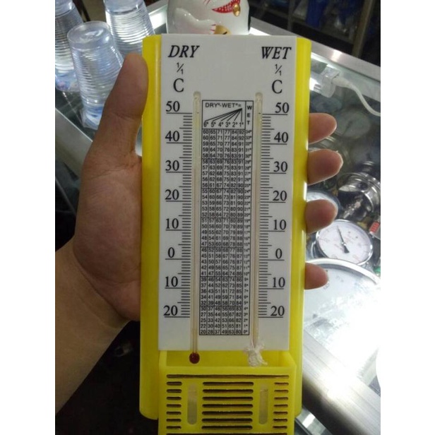 thermometer dry and wet