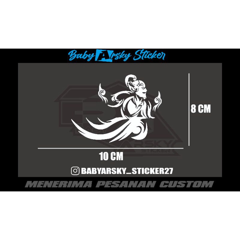 

STICKER CUTTING WAYANG P.O HARYANTO (menghadap kanan)