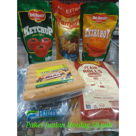 Paket Hotdog 50pcs untuk  reseller