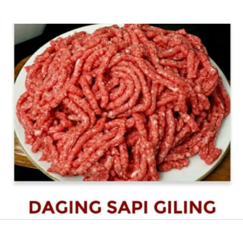 

PROMO Daging Sapi Giling Halus Premium 500 gr/box Thinwall Fresh Halal