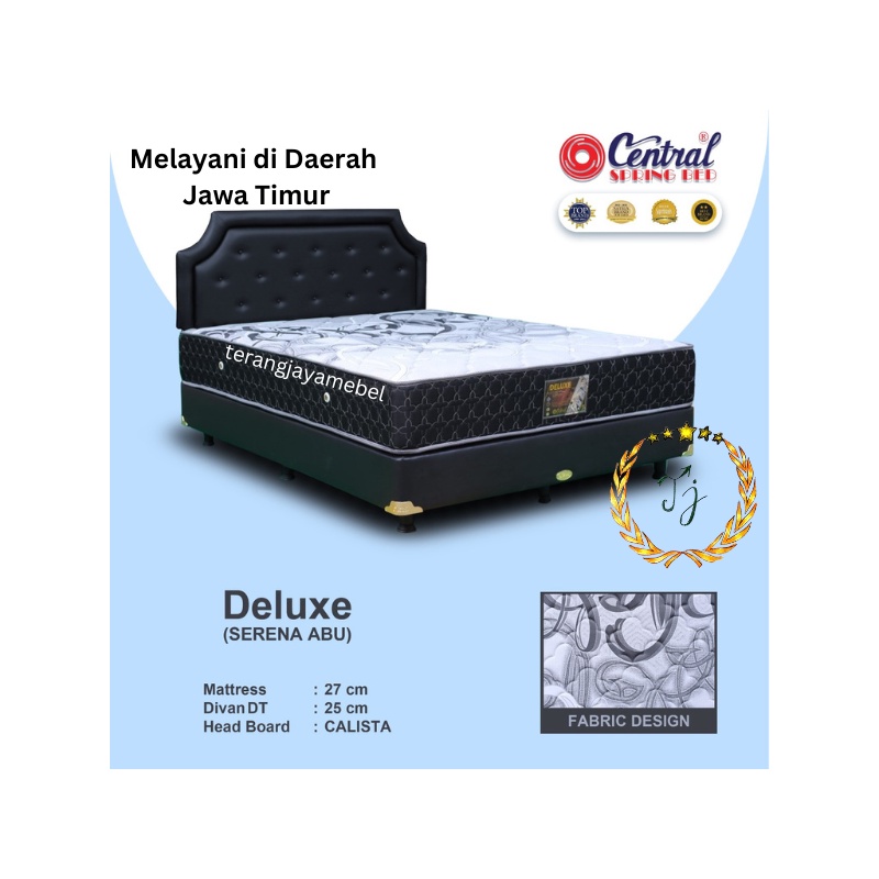 Springbed CENTRAL DELUXE 90 X200 -180X200 FULL SET HB CALISTA