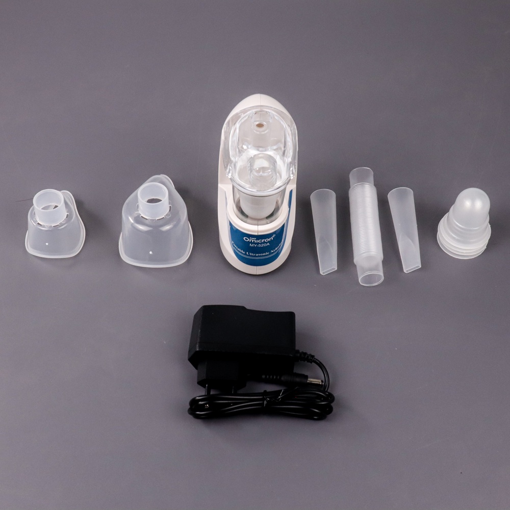 Omicron Alat Terapi Pernapasan Ultrasonic Inhale Nebulizer - MY-520A - White - 7RHR6OWH