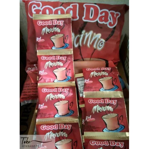 

Kopi Good Day mocacinno merah 1 renteng isi 10 sachet - Eceran
