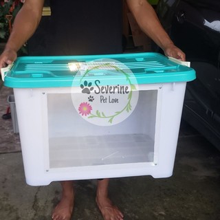 Jual kontainer Container box Modif kandang ular biawak 82Liter ...