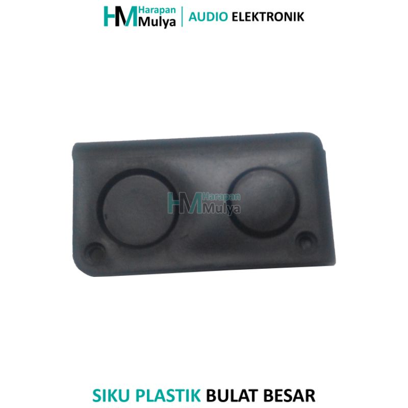 Siku Plastik Bulat Besar / Siku Pojok Sudut Box Speaker Hardcase