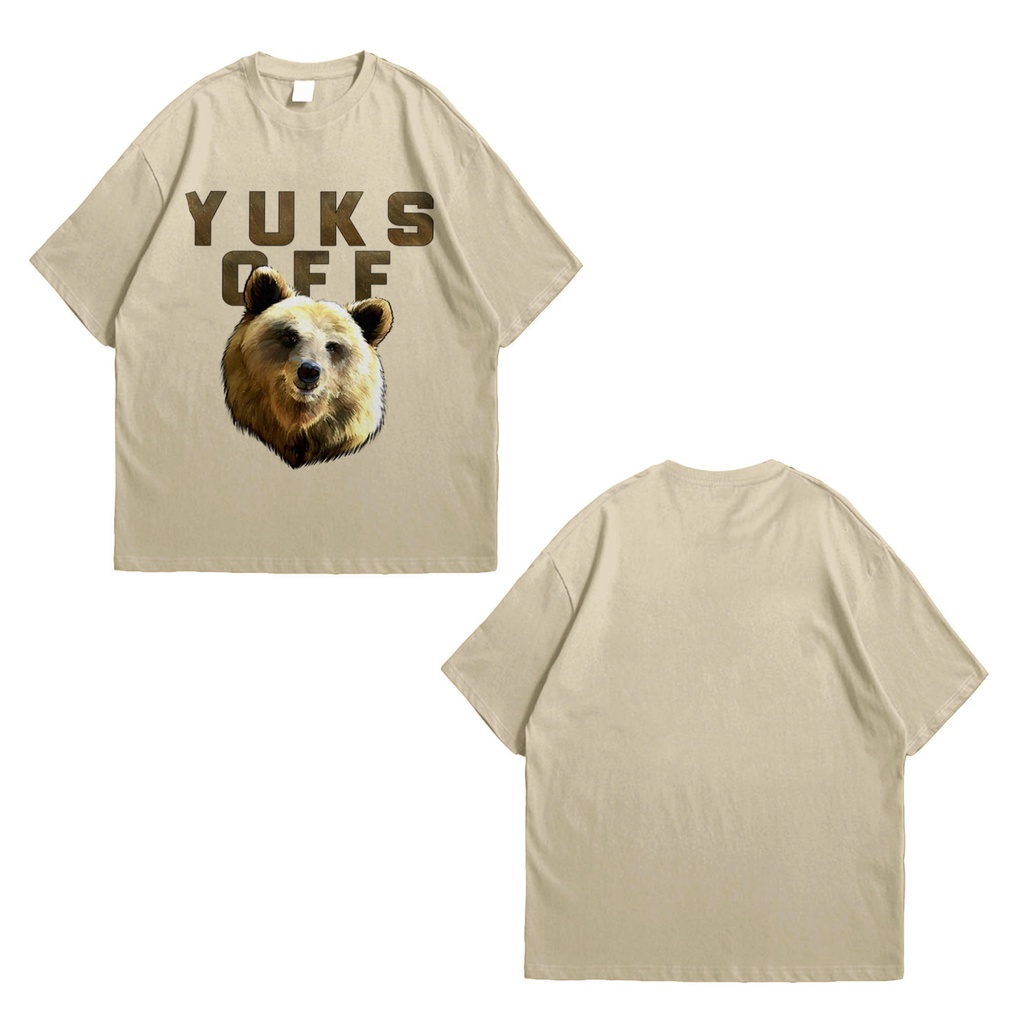 KAOS ORIGINAL OFF BEAR YUKS OVERSIZED COTTON COMBED 24s