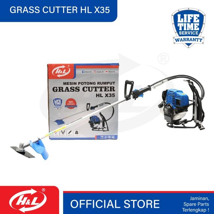 HL Mesin Potong Rumput Gendong 4 Tak / Grass Cutter HL X35 barang laris