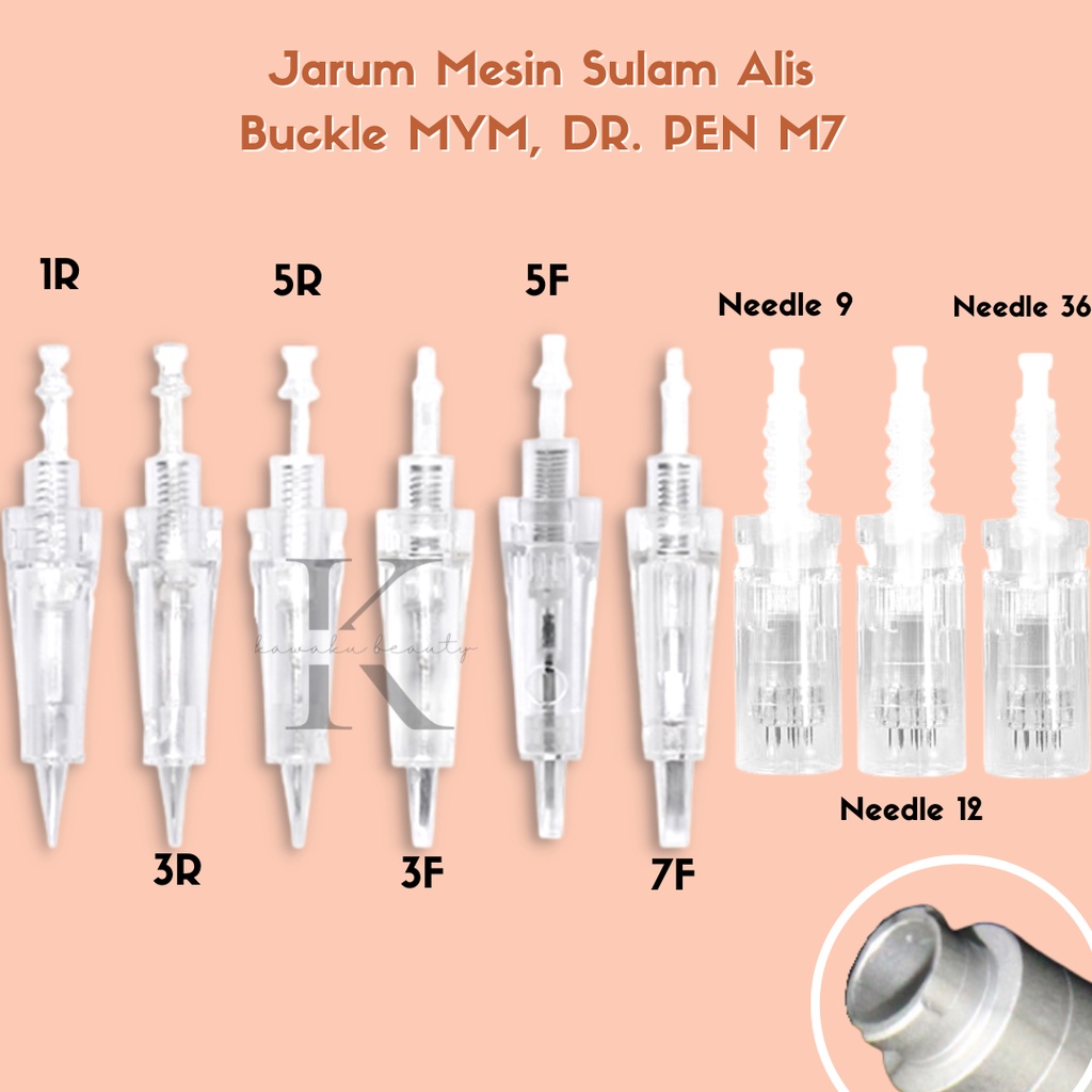 Jarum Cartridge Buckle / sulam alis needle