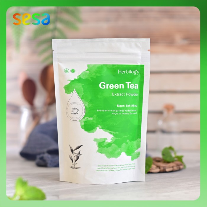 

HERBILOGY GREEN TEA (TEH HIJAU) EXTRACT POWDER 100 G