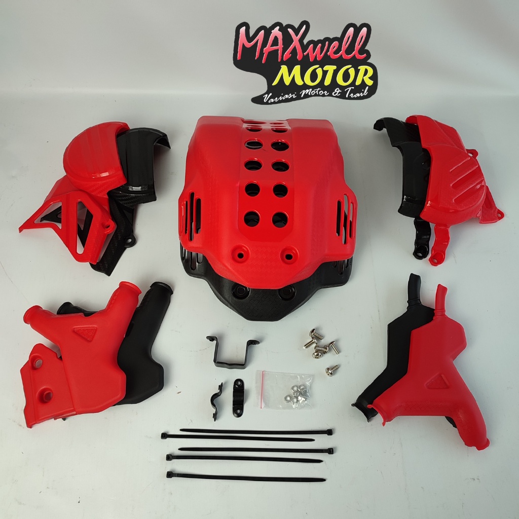 TUTUP MESIN SET CRF150/ENGINE GUARD CRF150/TUTUP MESIN CRF SRX/ TUTUP MESIN HONDA CRF 150 NEW