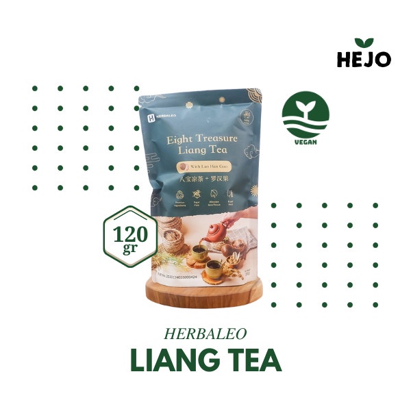 

BISA COD Herbaleo - Eight Treasure Liang Tea with Luo Han Guo / Teh Panas Dalam /KOPI RUBE/KOPI