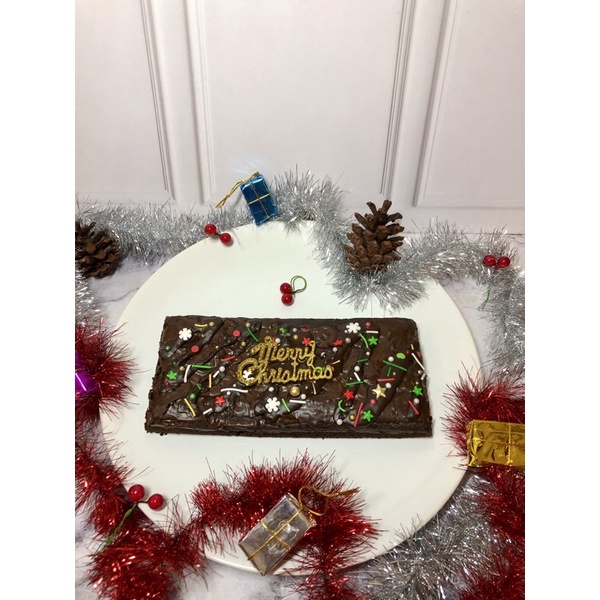

Hampers Brownies Fudgy 20x10/hampers natal/christmas (tanggal pengiriman bisa request)
