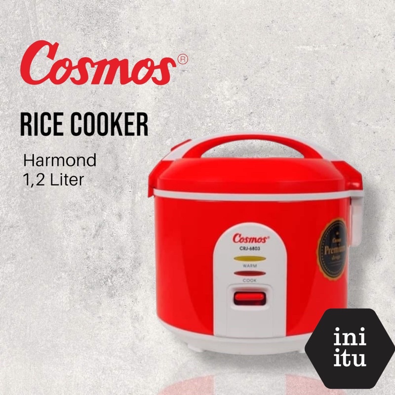 [ Cosmos ] Rice Cooker / Magic Com Harmond Cosmos CRJ 6803 - 1,2 Liter