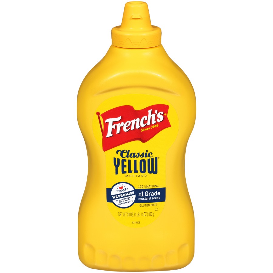 

Yellow Mustard French Classic Squeeze