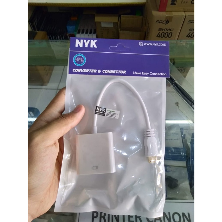 CONVERTER KABEL MINI HDMI TO PORT VGA NYK