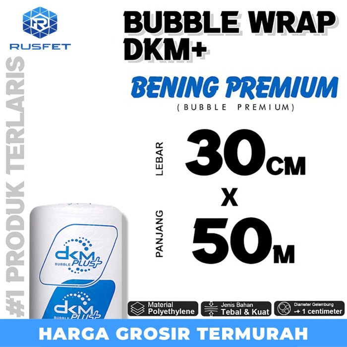 

Bubble Wrap 30cm x 50meter BENING PREMIUM Bubblewrap TERMURAH / ROLL