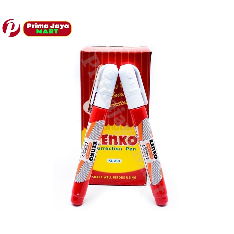 

Tip Ex / Correction Pen Kenko Merah KE-301 ( Pack )