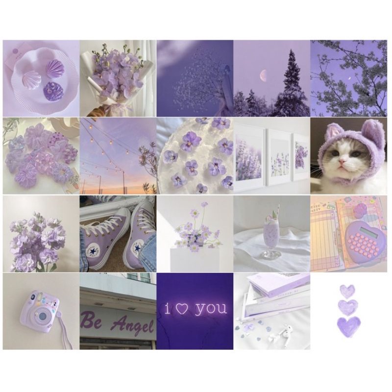 

Stiker HVS Gambar Aesthetic Lilac untuk Journaling (Pack G4)