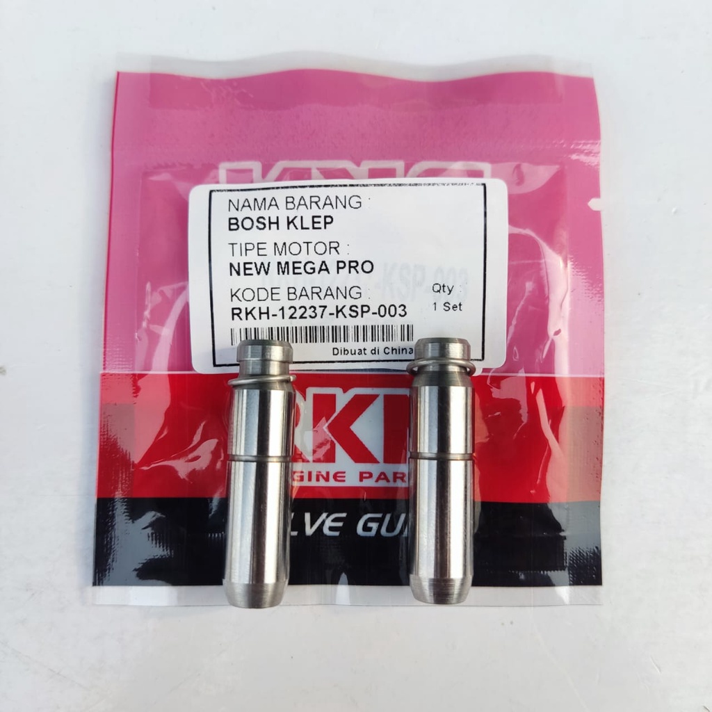 Bos Bosh Botol Klep Valve Guide Honda New Megapro Original RKN Riken