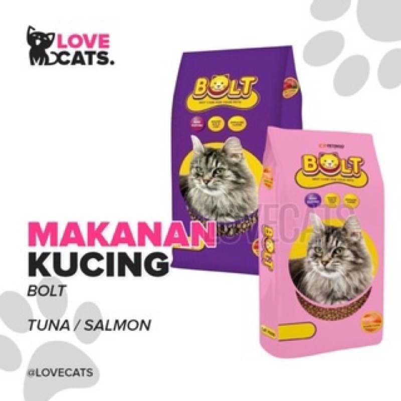 Makanan Kucing BOLT 1 karung (khusus gojek/grab)