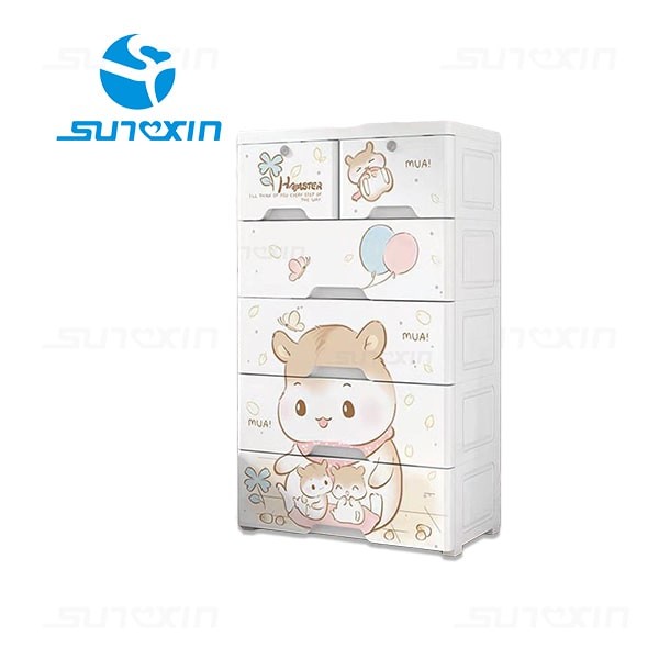 Storage Plastic Storage Cabinet ,Lemari/Laci Plastik 5 Susun , Lemari Baju