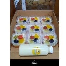 

puding buah isi 9 cup kecil free fla 250ml