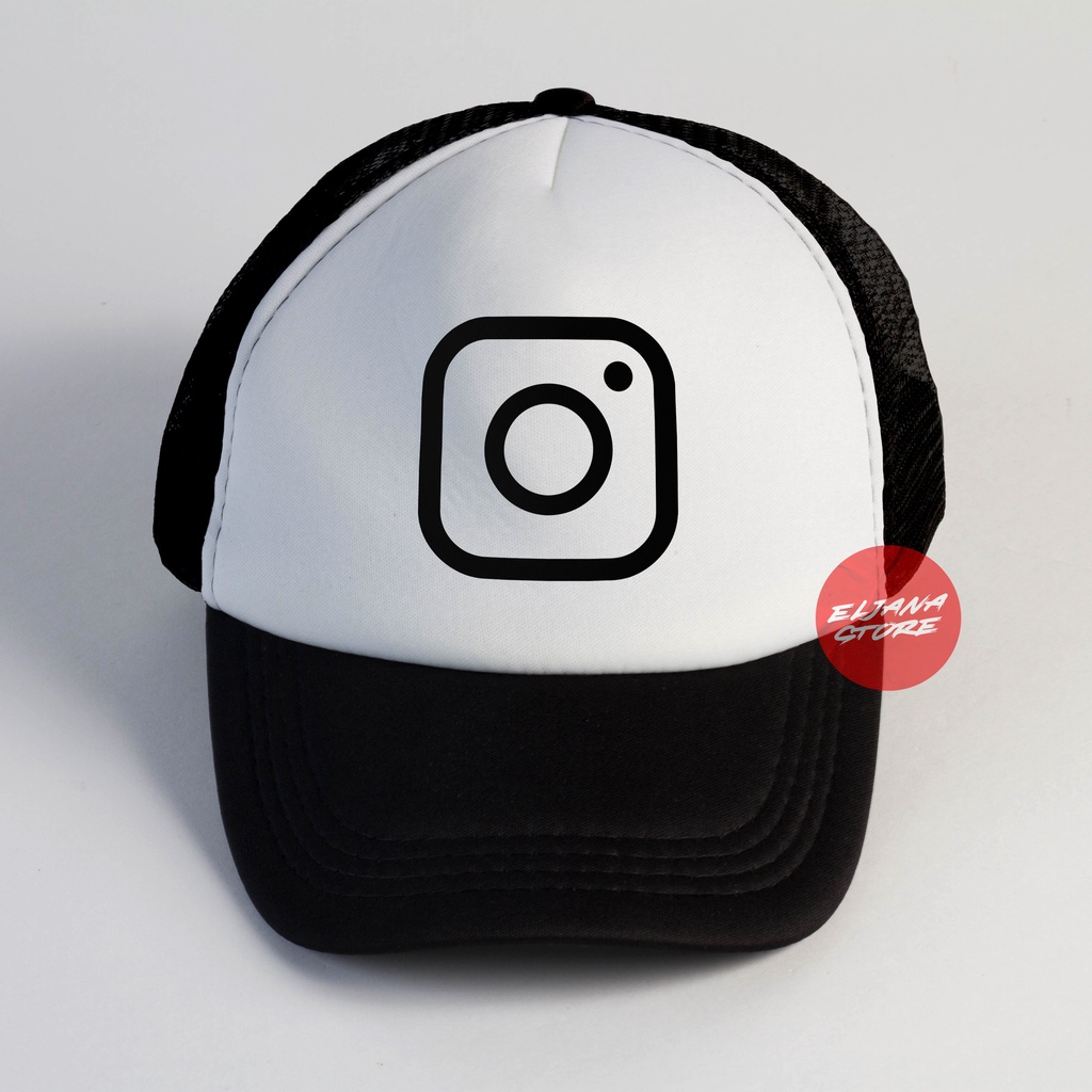 Topi Trucker Sosmed / IG /TT / MiChat / WA / FB / Twitter / Model Sosial Media / Topi Sosial Media / Viral