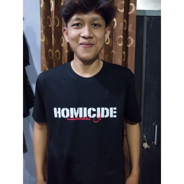 Tshirt Homicide Terra Angkara/kaos band homicide unisex distro