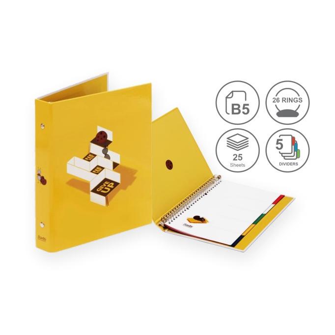 

Bantex Multiring Binder Fancy B5 26 Ring 25mm #1328