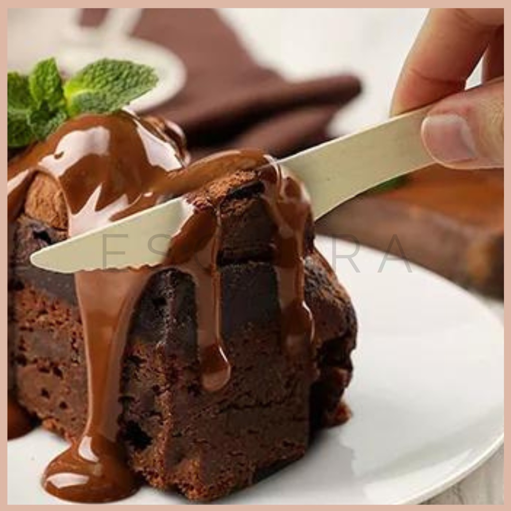 Wooden Knife / Pisau Cake / Pisau Kayu 16,5 Cm / 100 Pcs / WS0716