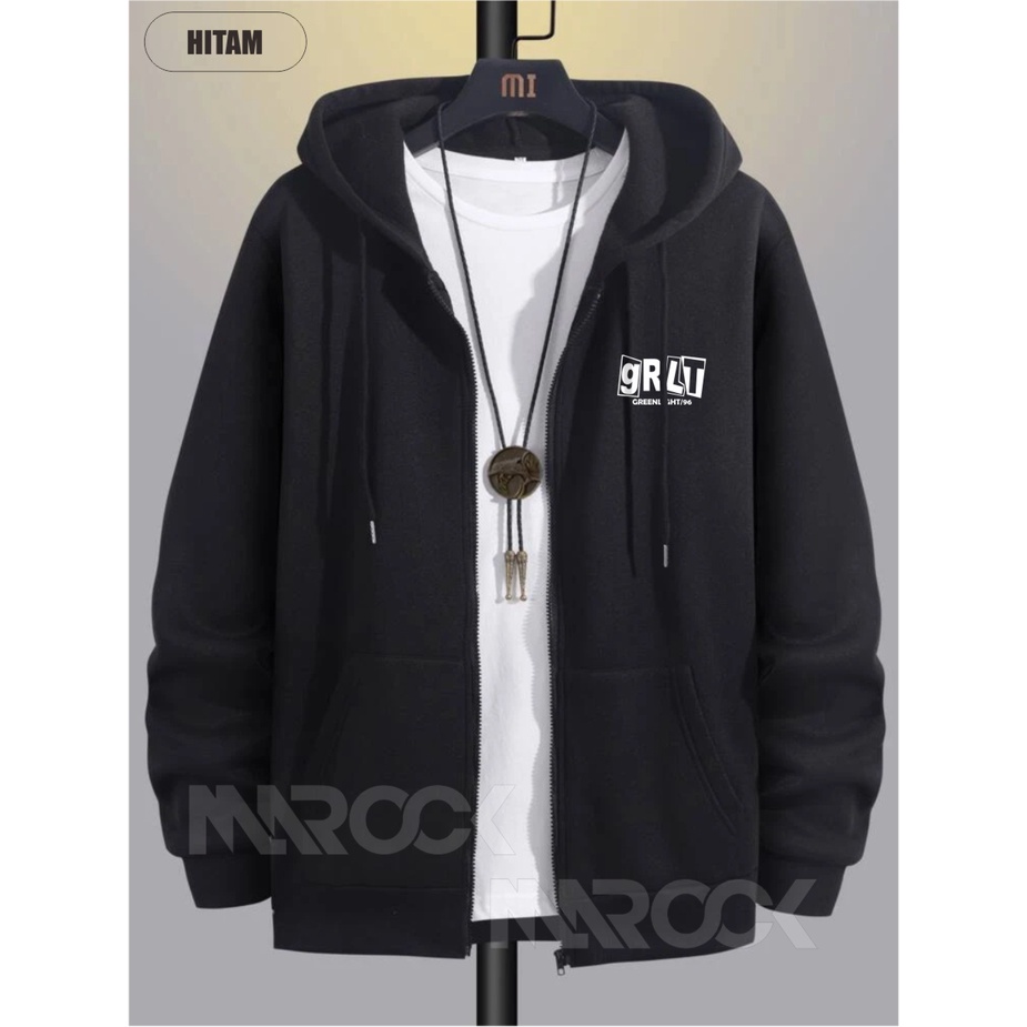 Sweater Hoodie Zipper - Sweater Hoodie Pria GRLT