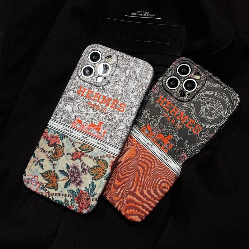 Luxury Brand IMD Case HP iP iPhone X Xr Xs Max14 Plus+Apple11 12 13 Pro Max Sarung Silikon Wanita Casing Handphone Hermes