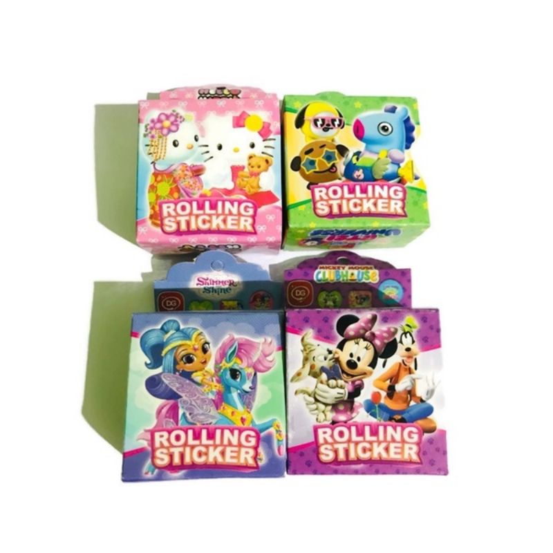 Stiker Roll anak karakter Lucu Murah / Rolling Sticker Murah