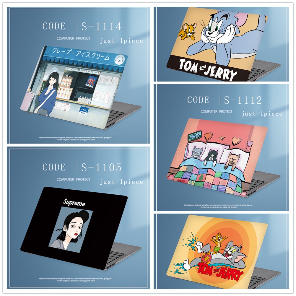 1pc Universal Bebas Potong COD Custom Stiker Kulit Laptop Untuk Lenovo E50-70 E53-80 E43-80 E41 14 &quot;15.6&quot; Notebook Komputer Decal Game Cinnamoroll Desain Sarung