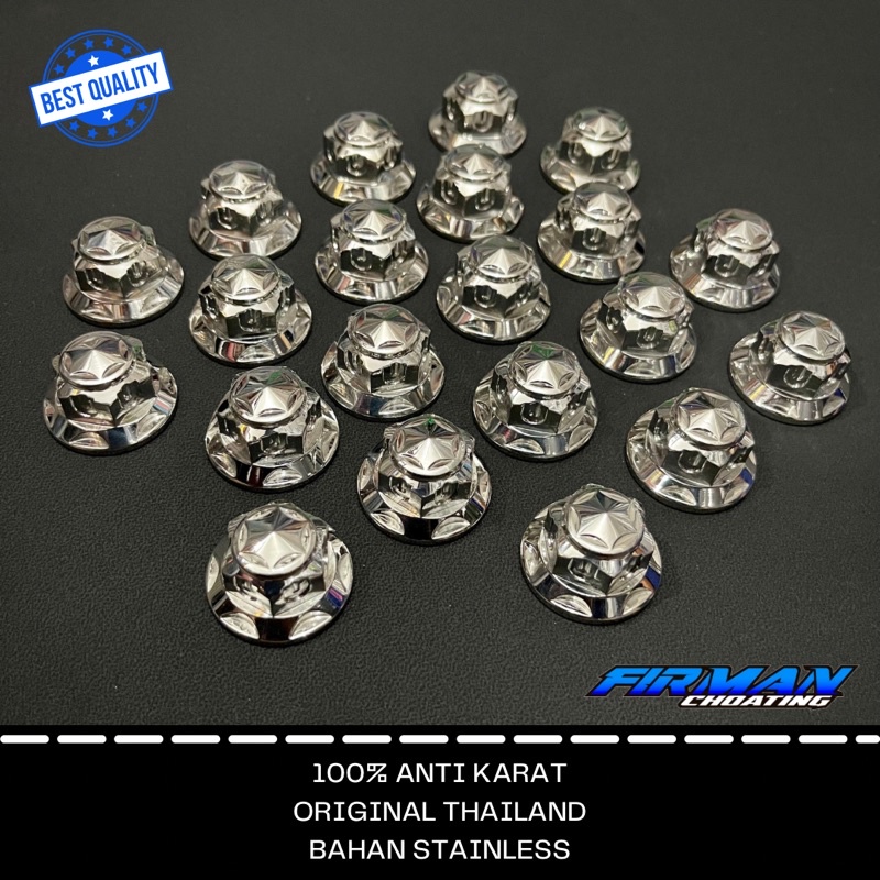 Probolt mur shock belakang drat 14 kunci 17 stenliss (1pcs)