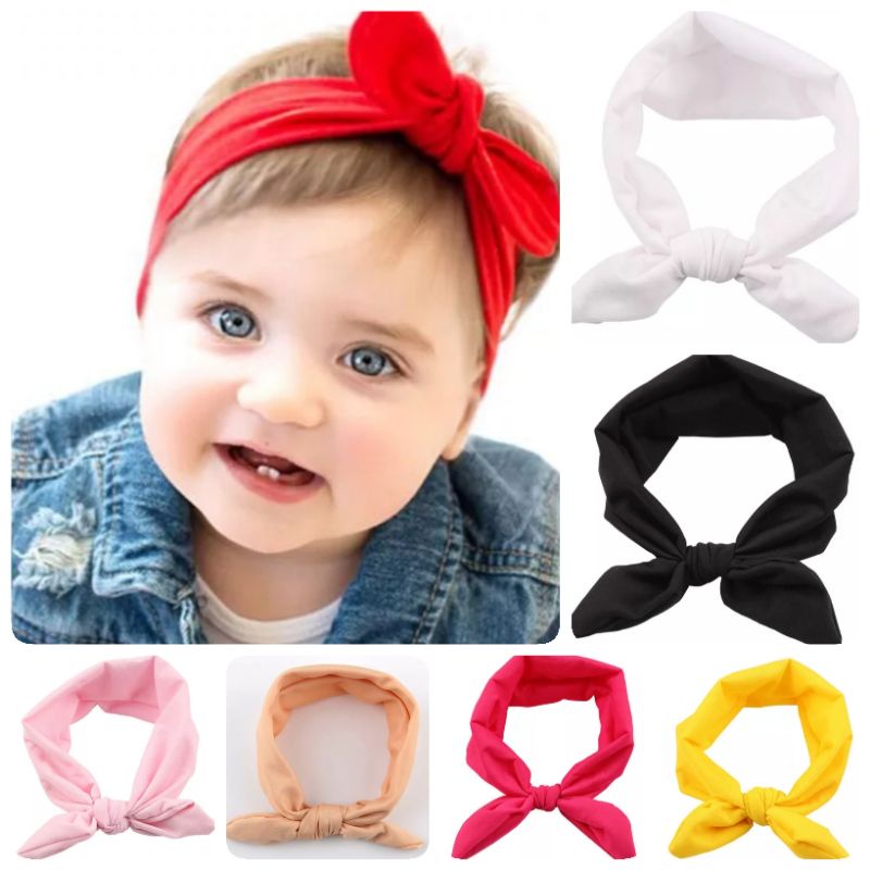 BANDANA BANDO ANAK BAYI BABY HEADBAND HAIRBAND RABBIT BUNNY EAR