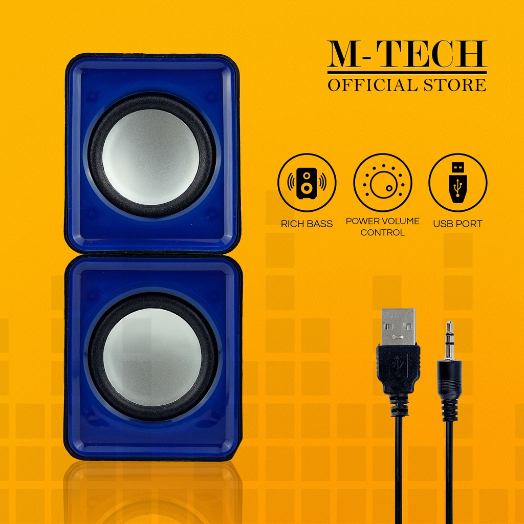 Speaker M-Tech Original Multimedia PC Komputer Laptop MT-01